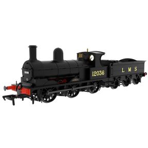 Rapido 817007 OO Gauge L&Y Class 25 0-6-0 12036 LMS Black With Cabside Number